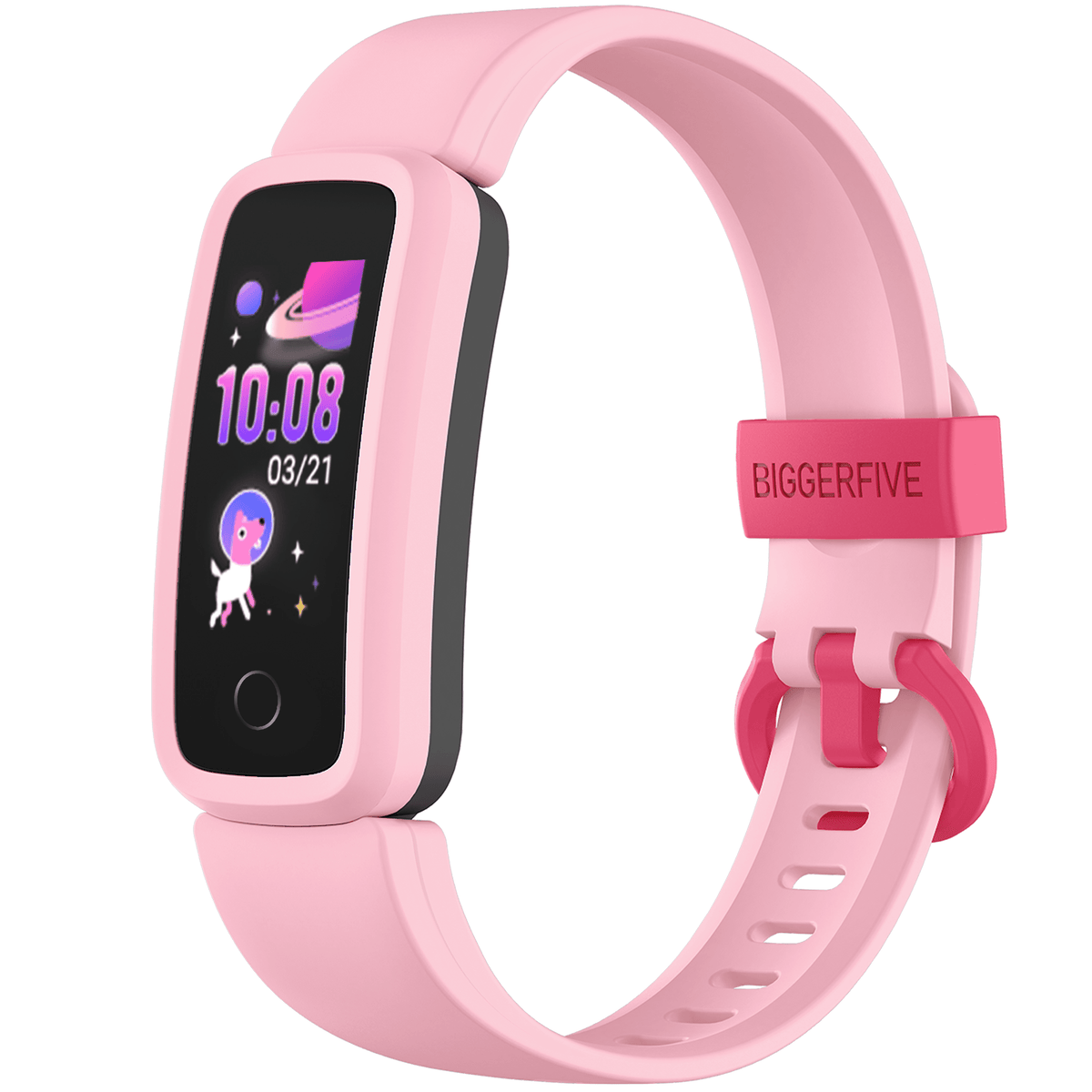 BIGGERFIVE Vigor 2 Pulsera Actividad Reloj Inteligente para Niños Niñas  5-12 Años, Impermeable IP68 Reloj Deportivo Digital con Podometro Cuenta  Pasos Pulsómetros Monitor de Sueño Contador de Caloría : :  Deportes y